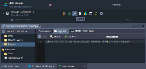 Image 38: exports configuration file