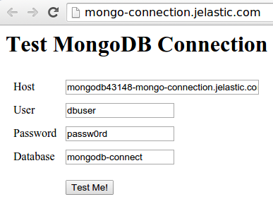 Image 38: mongodb connection application