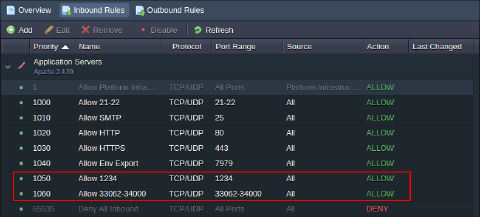 Image 9: custom default firewall rules