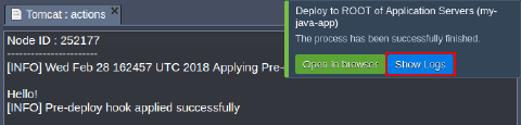 Image 47: deploy success