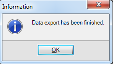 Image 52: data export success
