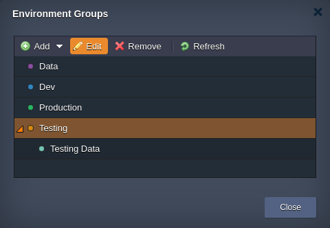 Image 49: edit environment groups