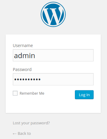 Image 9: wordpress login