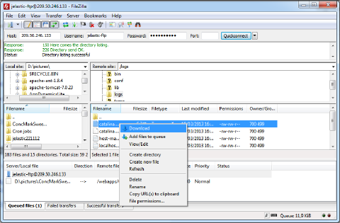 Image 11: FTP download logs