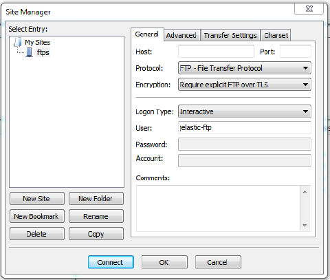 Image 21: FileZilla FTPS connection