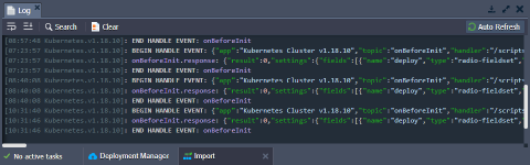 Image 47: import logs