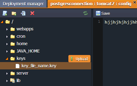 Image 66: java application server config java key