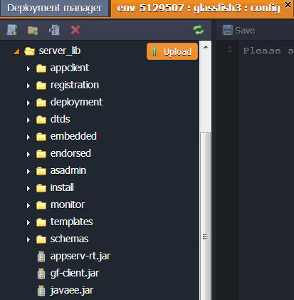 Image 70: java application server config serverlib