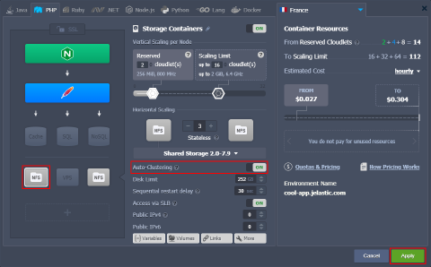 Image 47: add GlusterFS cluster