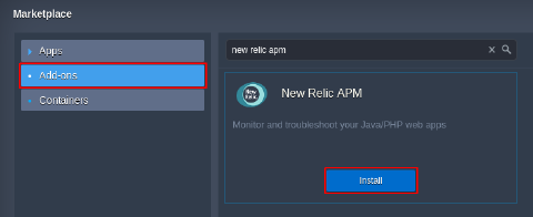 Image 37: New Relic add-on package