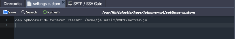 Image 40: Let’s Encrypt update webhook