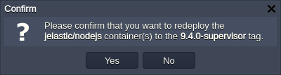 Image 45: confirm Node.js redeployment