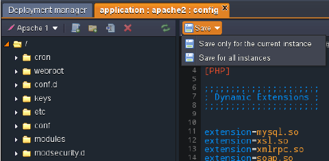 Image 49: save for current all instances