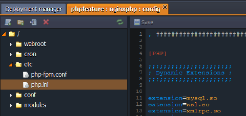 Image 53: php.ini configuration file