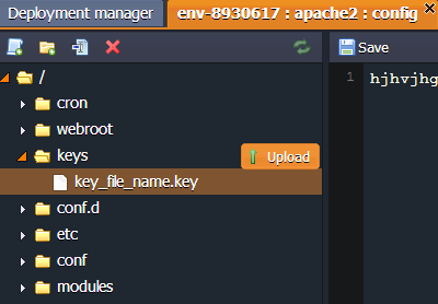 Image 67: keys folder for SSH keys