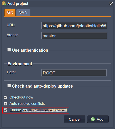 Image 6: zero downtime deploy from Git
