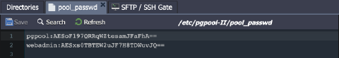 Image 54: pool_passwd configuration file