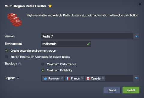 Image 39: install Redis multi-region cluster