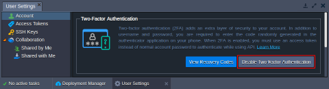 Image 53: disable two-factor authentication button