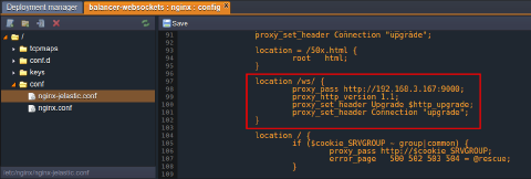 Image 50: NGINX configuration file