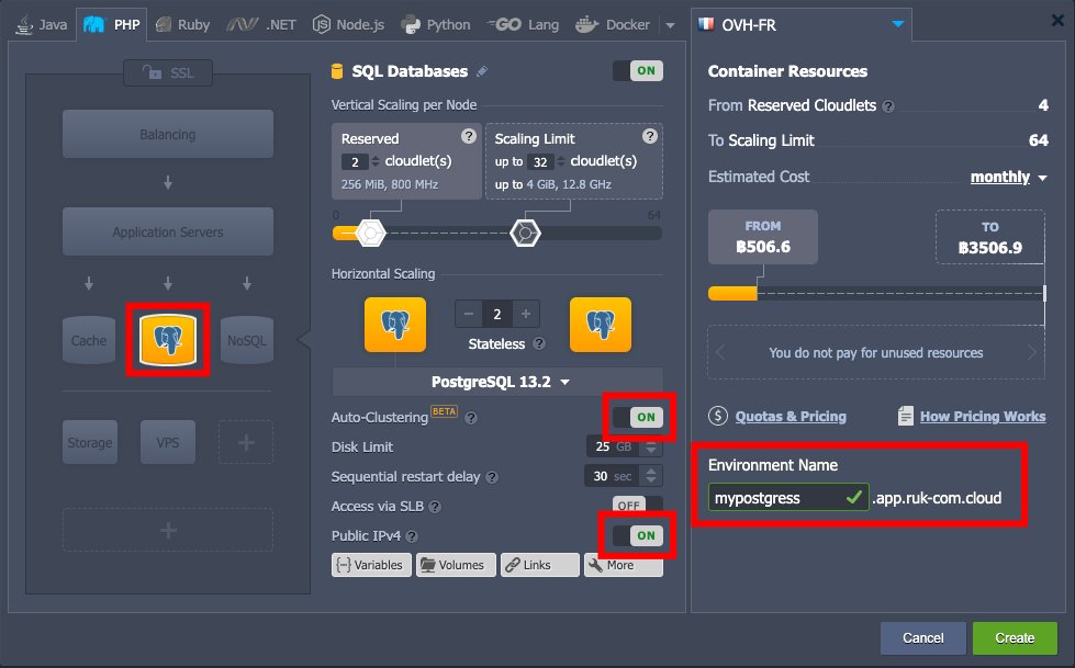 ภาพประกอบขั้นตอนการใช้งาน Ruk-Com Cloud PaaS